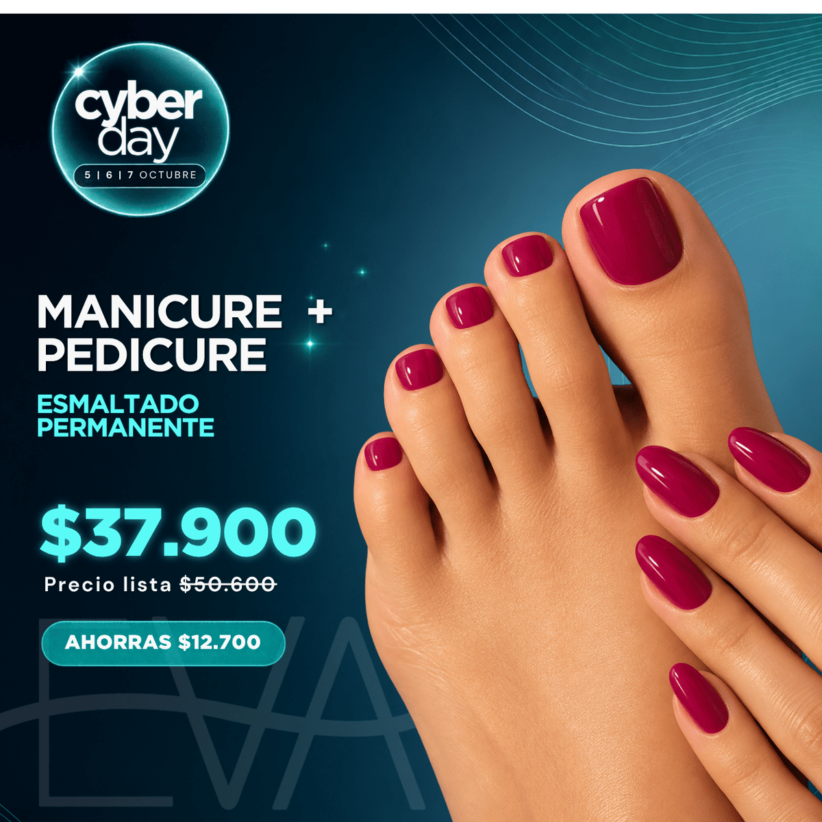 Manicure Permanente + Pedicure Permanente