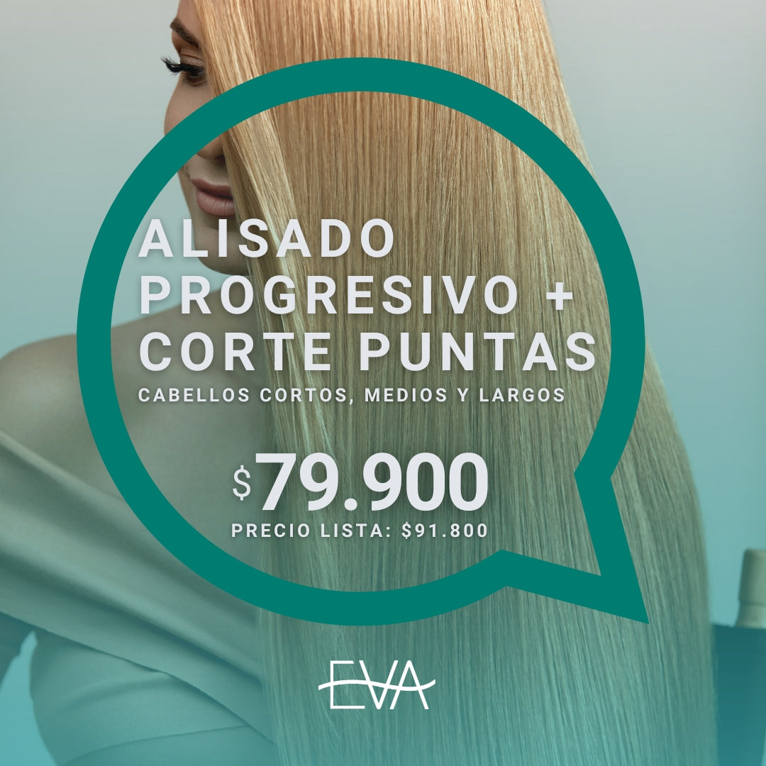 Alisado Progresivo + Corte de Puntas