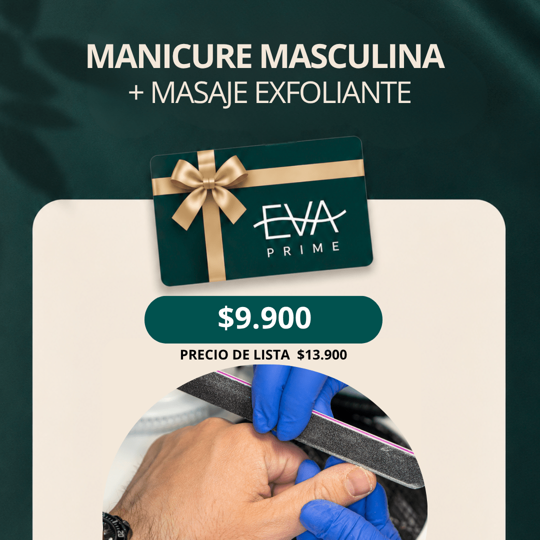 Manicure Masculina + Exfoliación + Crema Hidratante