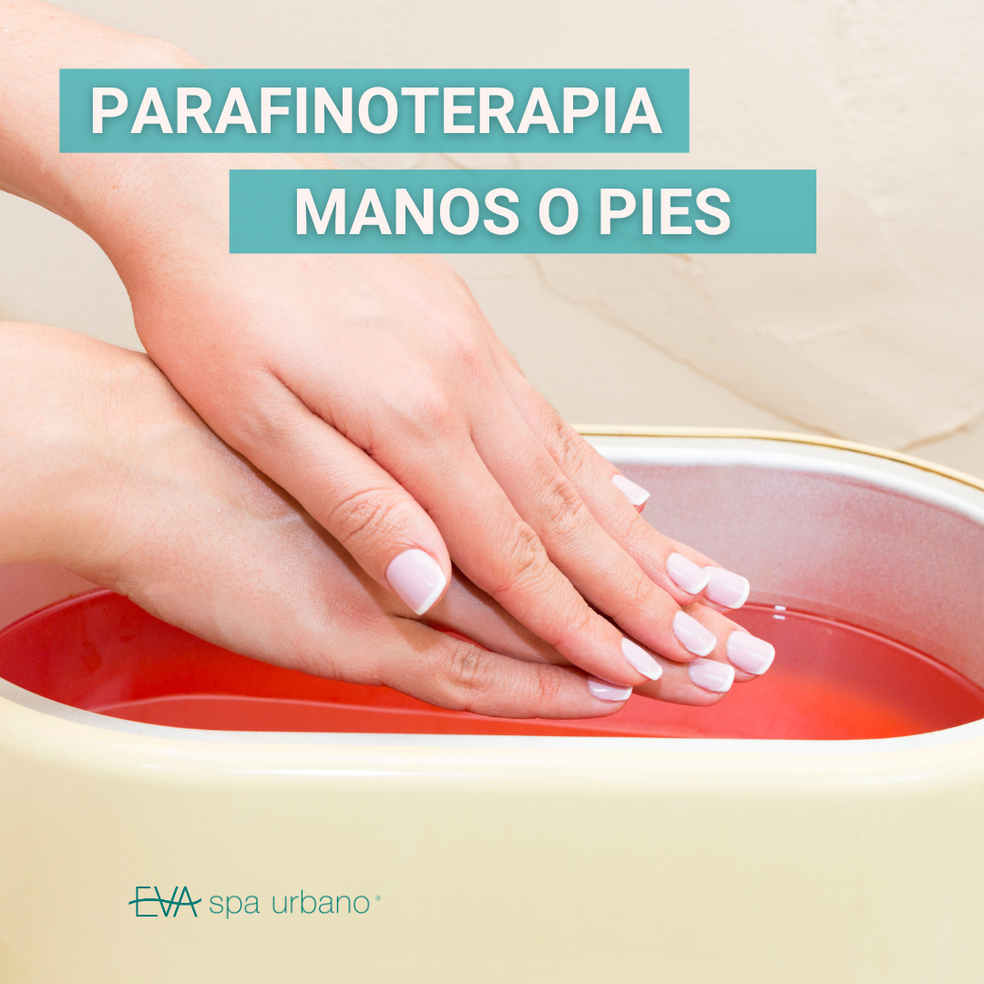 1 sesión de parafinoterapia + exfoliación en manos o pies