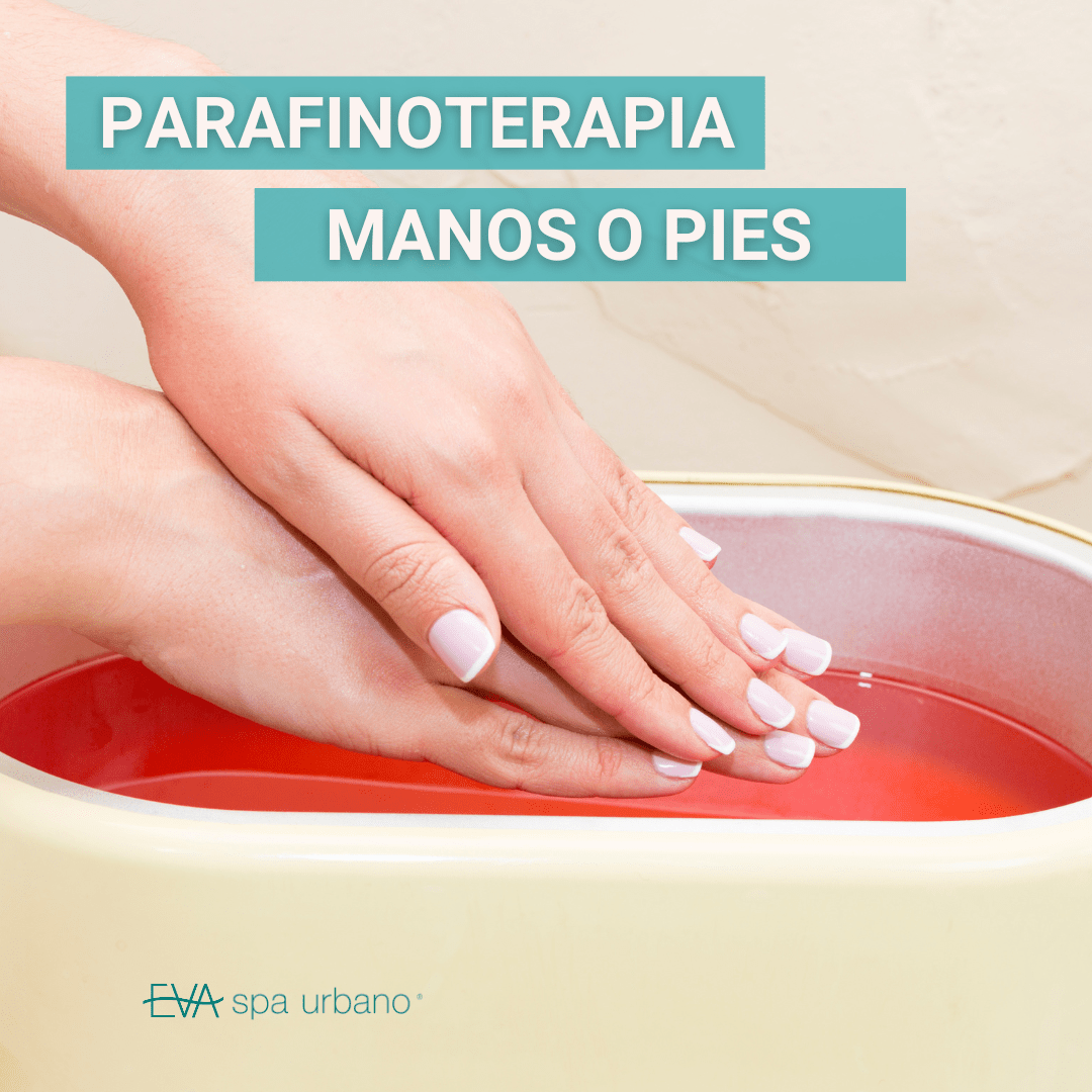 1 sesión de parafinoterapia + exfoliación en manos o pies