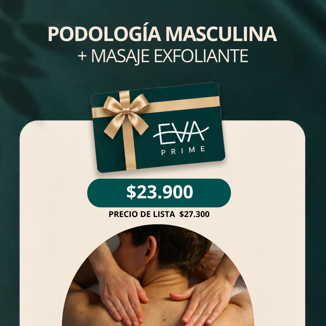 Podología Masculina + Masaje Exfoliante