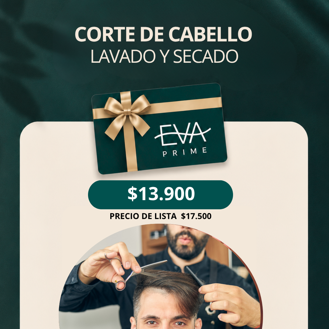 Corte Hombre + Lavado + Secado