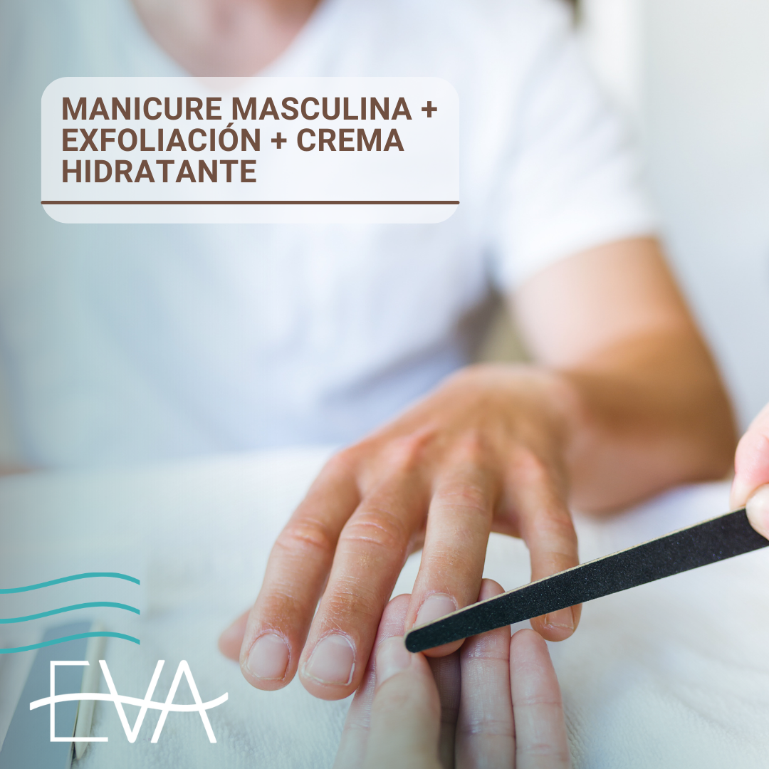 Manicure Masculina + Exfoliación + Crema Hidratante