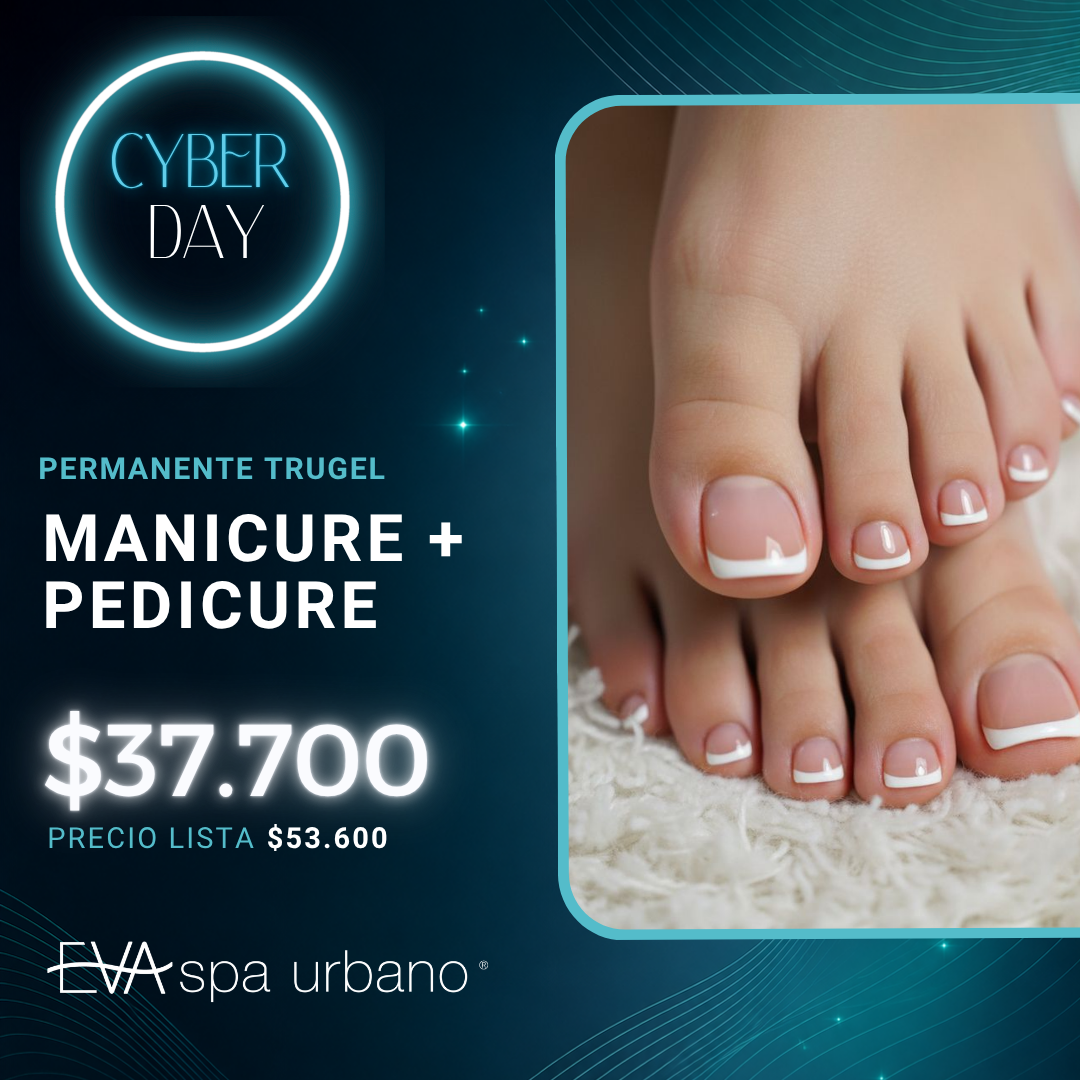 Manicure permanente + Pedicure Permanente (Trugel)