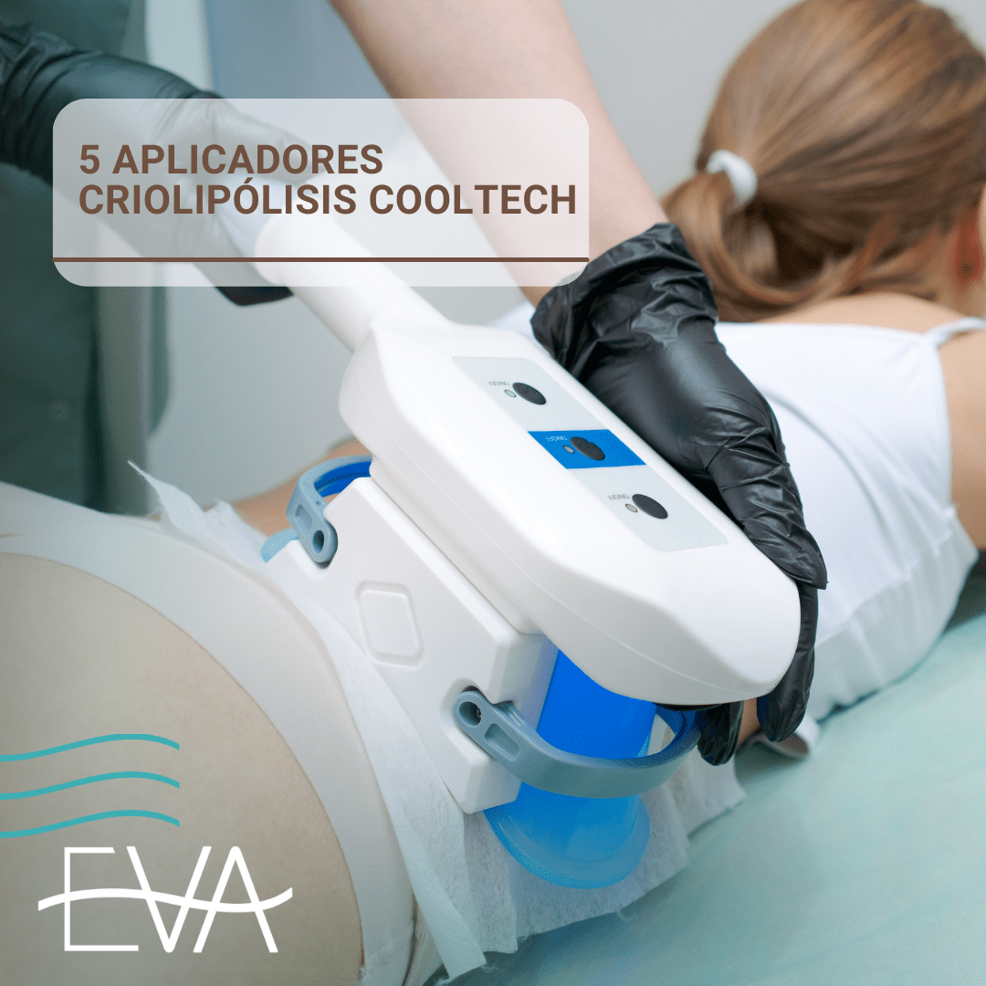 5 Aplicadores de Criolipolisis con Cooltech