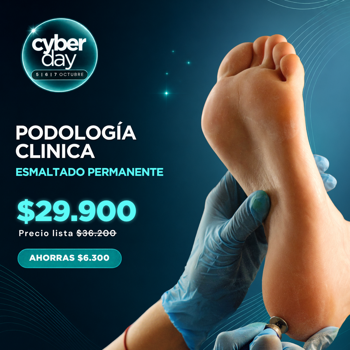 Podología Clinica + Esmaltado Permanente