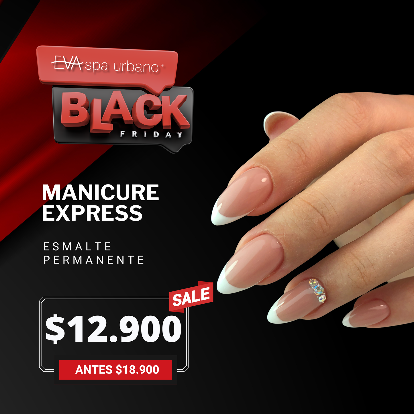 Manicure express + esmaltado permanente