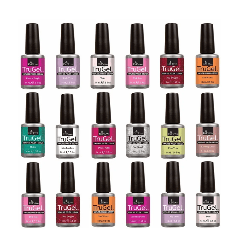 KIT Esmaltes Permanentes Trugel 74 colores