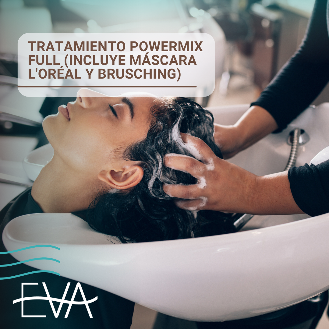 Tratamiento PowerMix Full (incluye Máscara L'Oréal y Brusching)