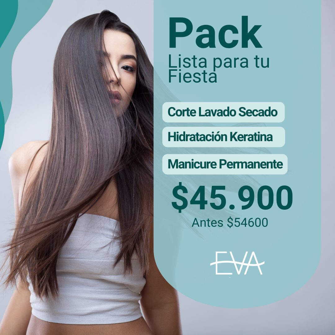 Manicure Permanente + Corte de Cabello + Hidratación de Keratina