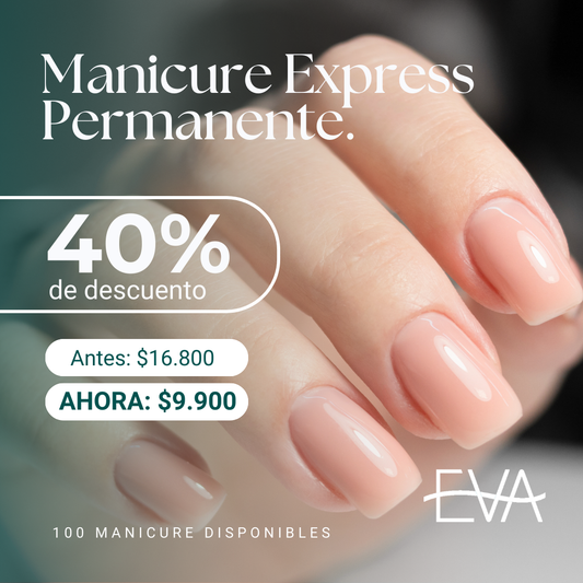 Manicure Express + Esmaltado Permanente (100 cupos)