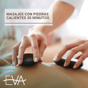 Masaje con Piedras Calientes 30 minutos