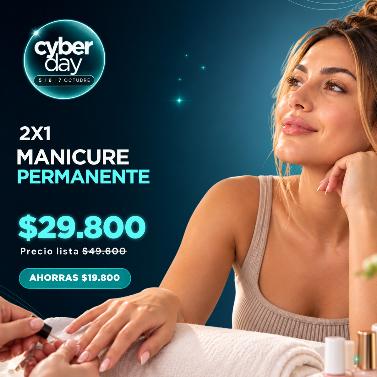 2x1 manicure permanente