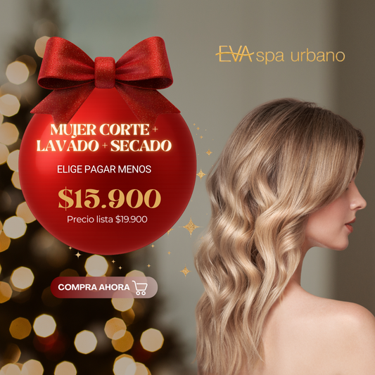 Mujer corte + Lavado y secado