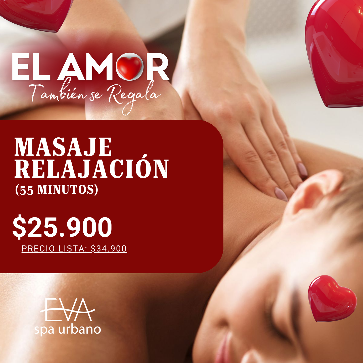 Masaje Relajación 55min