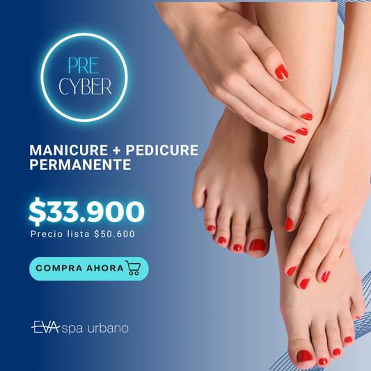 MANICURE PERMANENTE + PEDICURE PERMANENTE