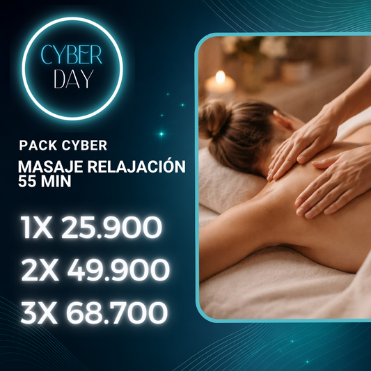 PACKS MASAJES DE RELAJACIÓN 55 MIN